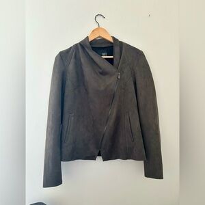 KUT FROM THE KLOTH | Faux suede motto jacket | M